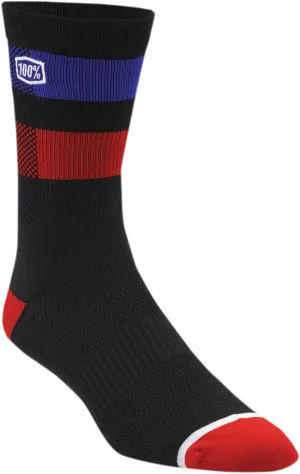 100% Flow Performance Socks - Black - Small/Medium 20049-00000