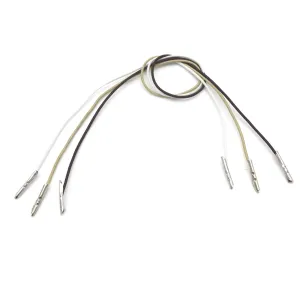 A Set of Three Elastic Cord with Metal Barbs in THree Colors