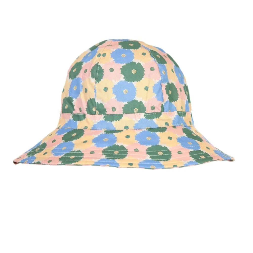 Acorn Kids: Wide Brim Reversible Sunhat Full Bloom Pink Green