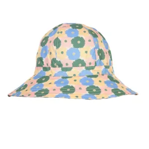 Acorn Kids: Wide Brim Reversible Sunhat Full Bloom Pink Green