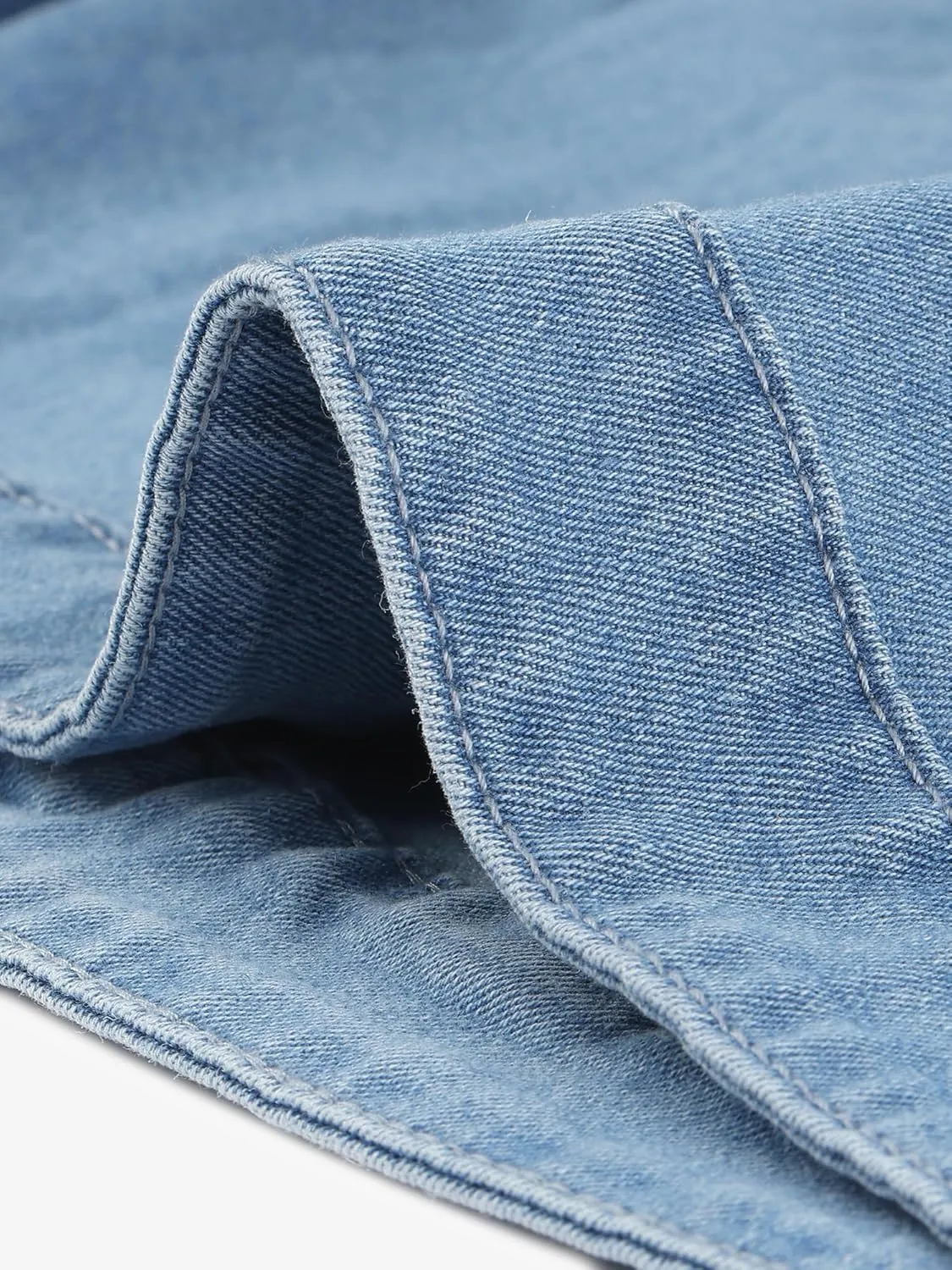 Agnes Orinda Plus Size Short Sleeve Denim Jackets for Women Button Washed Cropped Jean Jacket