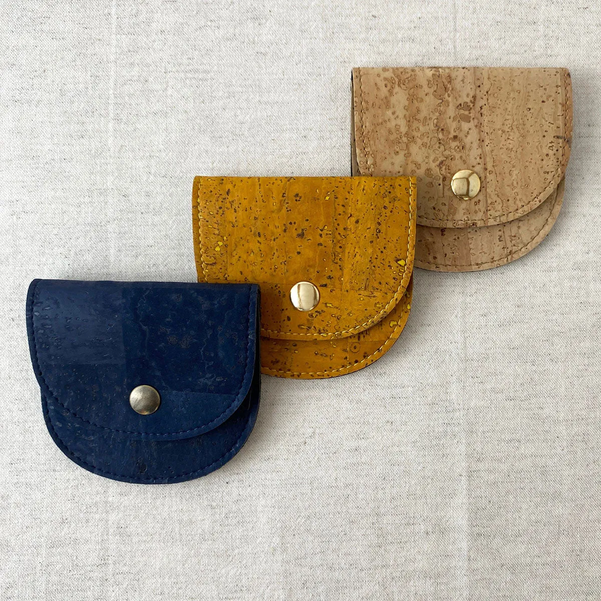 Allstitch Studio Cork Notions Pouch - Deep Blue