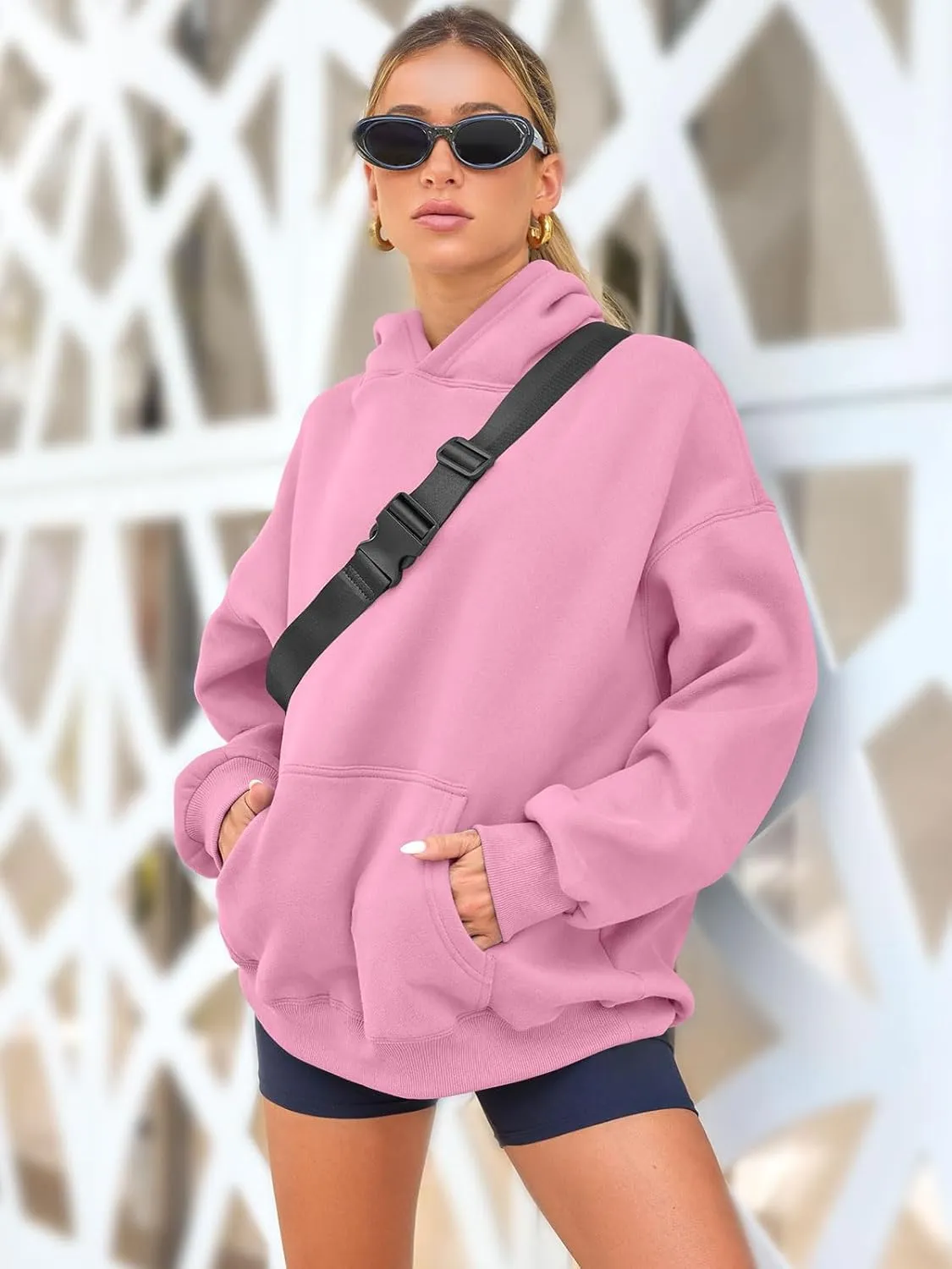 AUTOMET Womens Oversized Sweatshirts Fleece Hoodies Long Sleeve Shirts Pullover Fall Outfits 2025 with Pocket