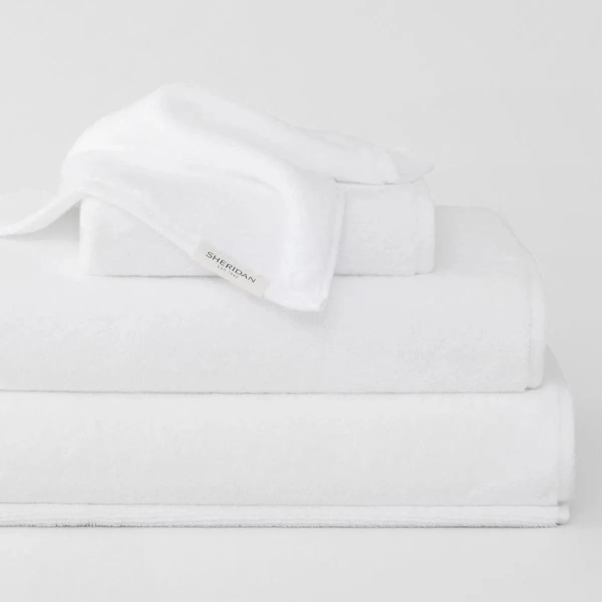 Aven Australian Cotton Towel Collection by Sheridan WHITE