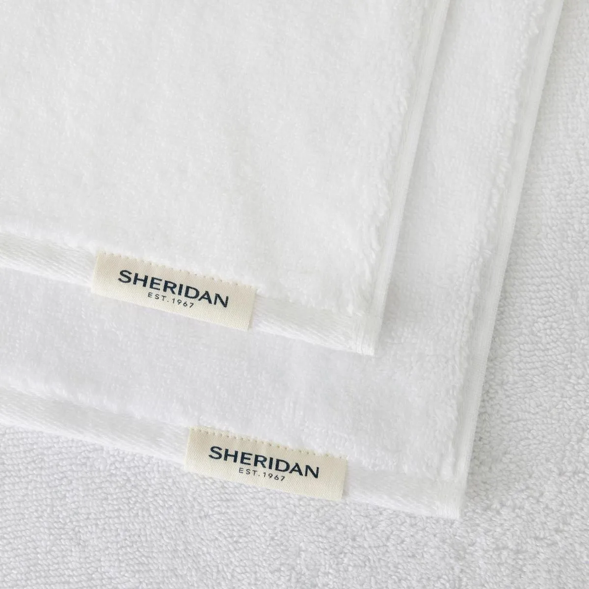 Aven Australian Cotton Towel Collection by Sheridan WHITE