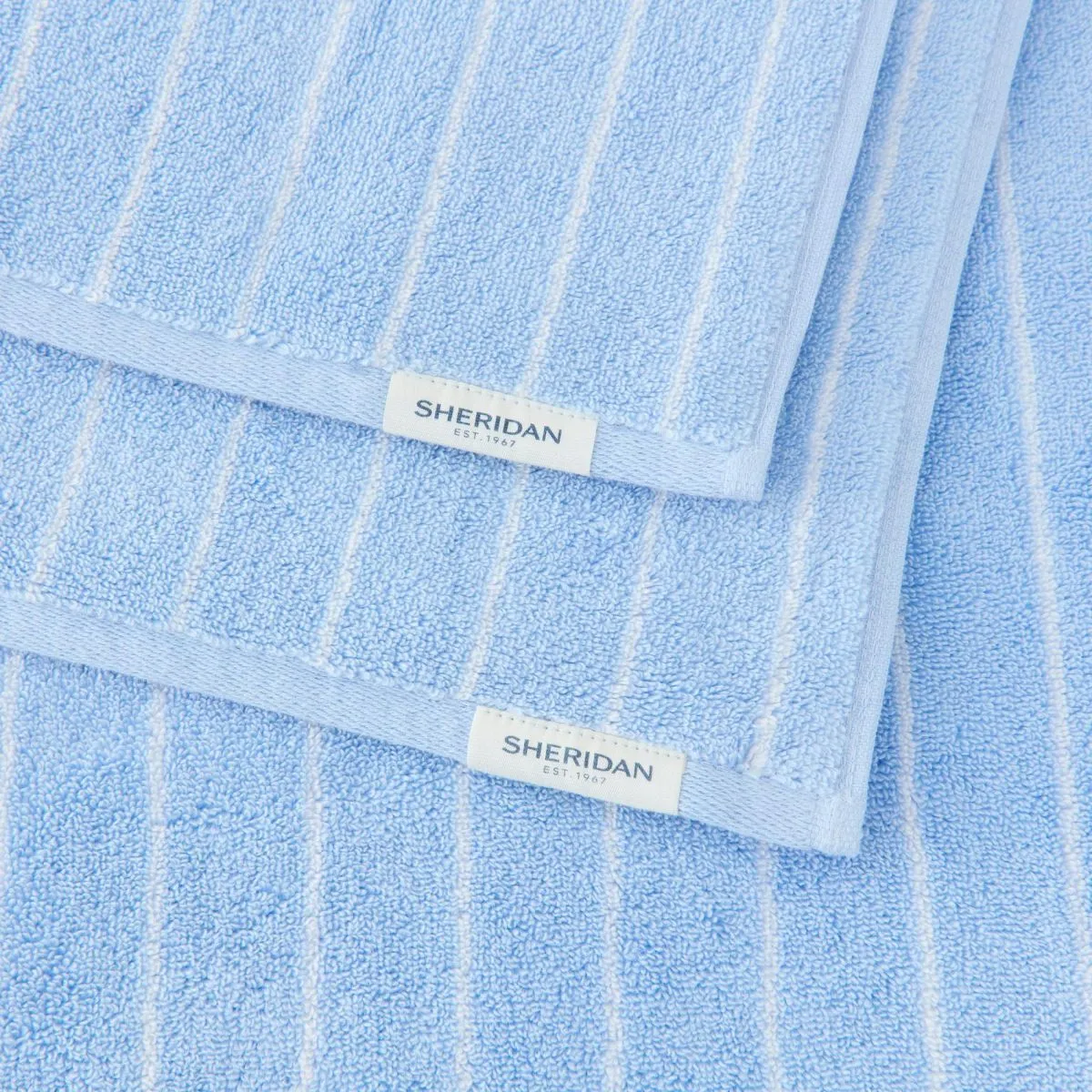 Aven Stripe Australian Cotton Towel Collection by Sheridan SKYLIGHT