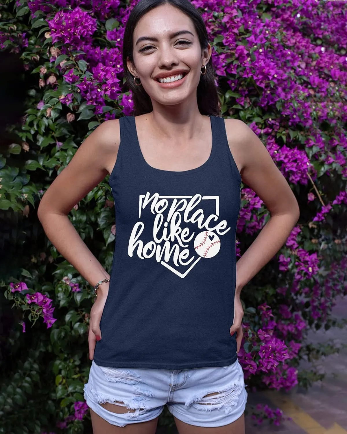 Baseball Tank Top Women Baseball Mom Tanks Summer Baseball Love Graphic Tee Shirts Funny Softball Mom Sleeveless Tee Shirts