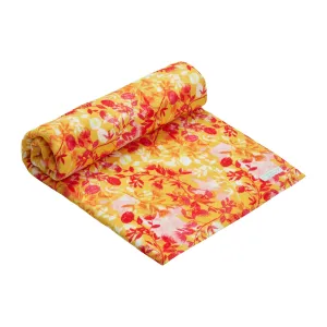 BEACH TOWEL BOTANICAL ORANGE