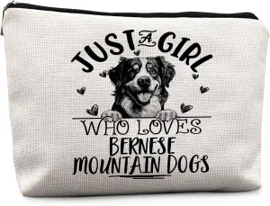 Bernese Mountain Dog Makeup Bag for Women - Mom Gifts, Lovers' Cosmetic Bags & Toiletry Bags