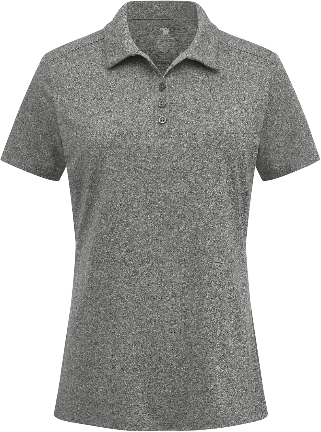 BGOWATU Women's Polo Shirts Golf Tennis Shirts Short Sleeve 3 Buttons Collared Casual Top UV Sun Protection Dry Fit