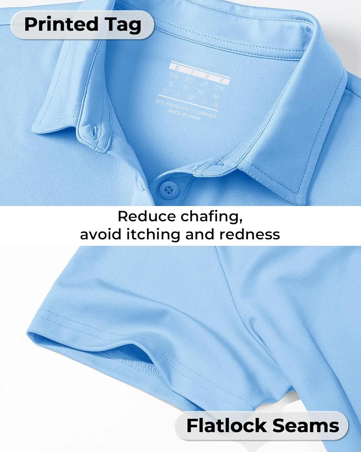 Boladeci Women's Golf Polo Shirts Short Sleeve UPF 50  Sun Protection Quick Dry Lightweight 4-Button Tennis Tops