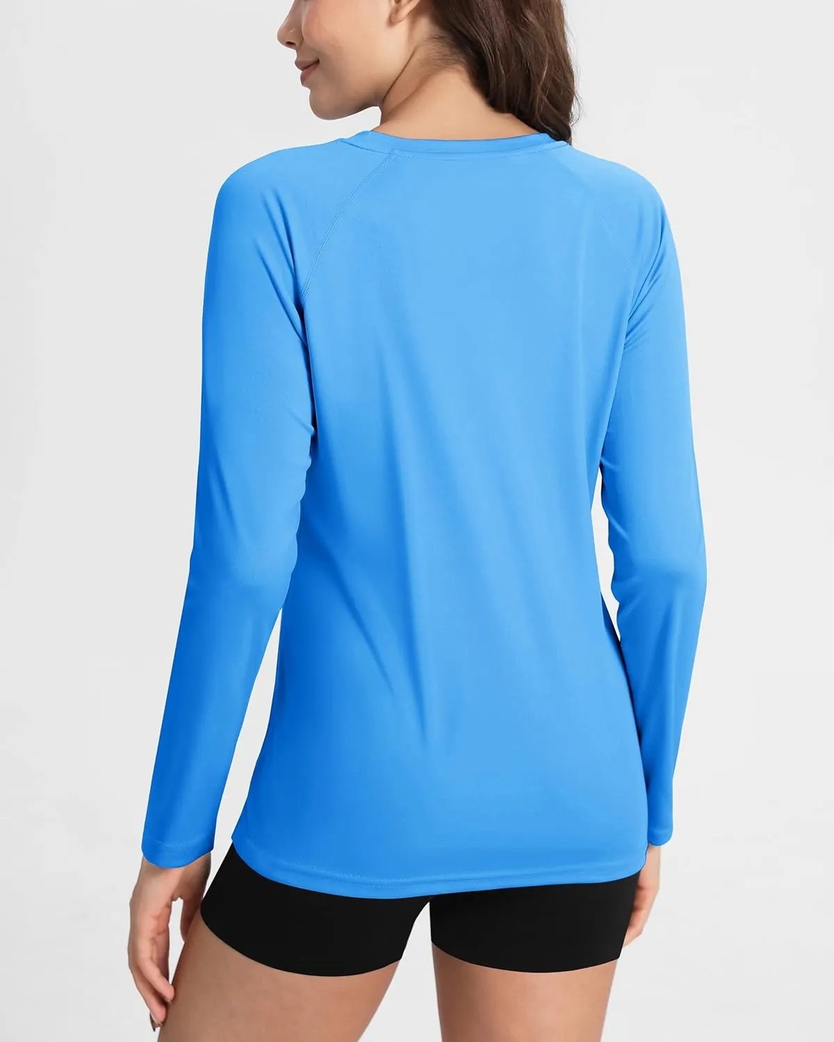 Boladeci Women's Sun Shirts UPF 50  UV Protection Rash Guard Long Sleeve Swim Shirts Quick Dry Lightweight Workout Tops