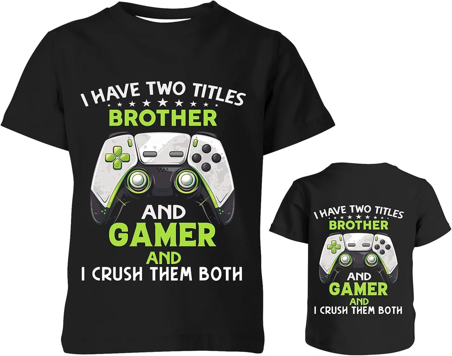 Boys Girls 3D Graphic T-Shirts, Cool Crewneck Unisex Kids Short Sleeve, Novelty Tees for 6-16 Years Teens