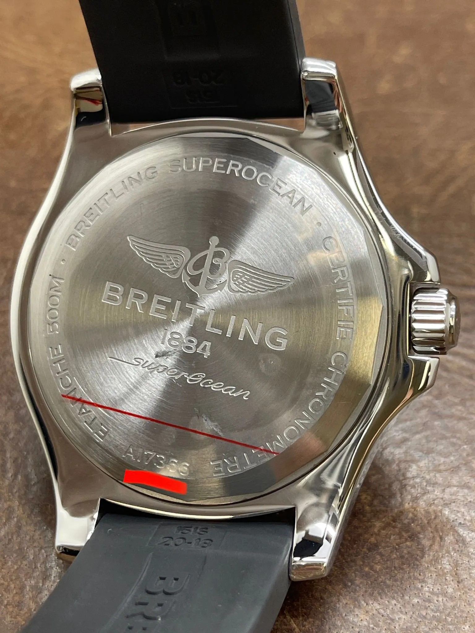 Breitling Superocean 42 A17366 Black Dial Automatic Men's Watch