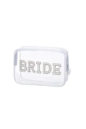Bride clear cosmetic case
