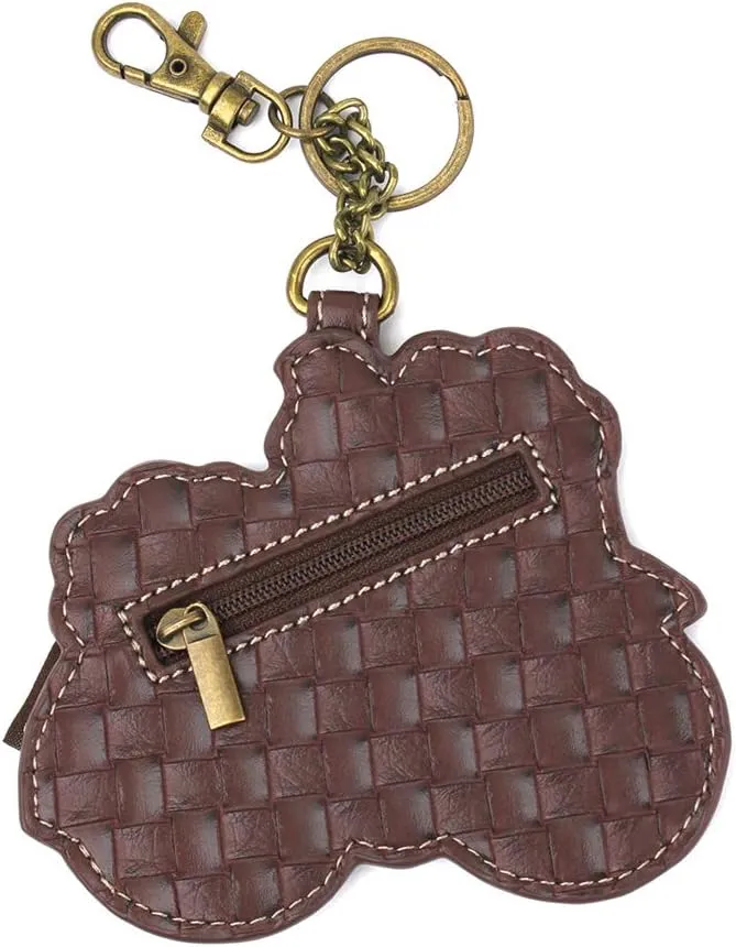 Chala Handbags, Casual Style, Soft, Large Shoulder or Crossbody Purse with Keyfob - Teal Green Color