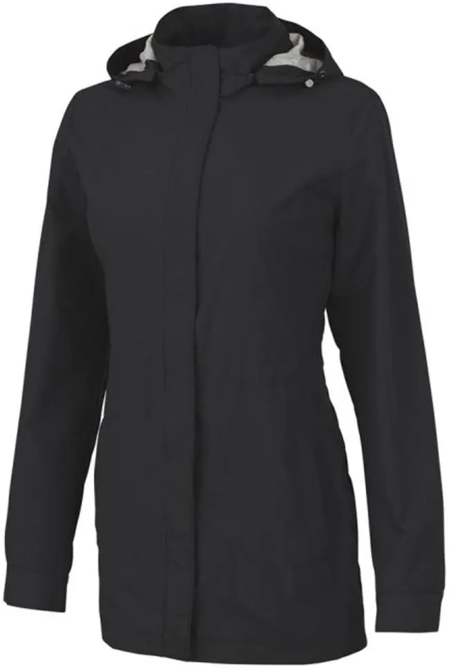 Charles River Apparel Women's Logan Wind and Water Resistant Drop Tail Jacket