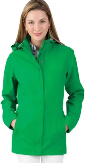 Charles River Apparel Women's Logan Wind and Water Resistant Drop Tail Jacket