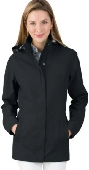 Charles River Apparel Women's Logan Wind and Water Resistant Drop Tail Jacket