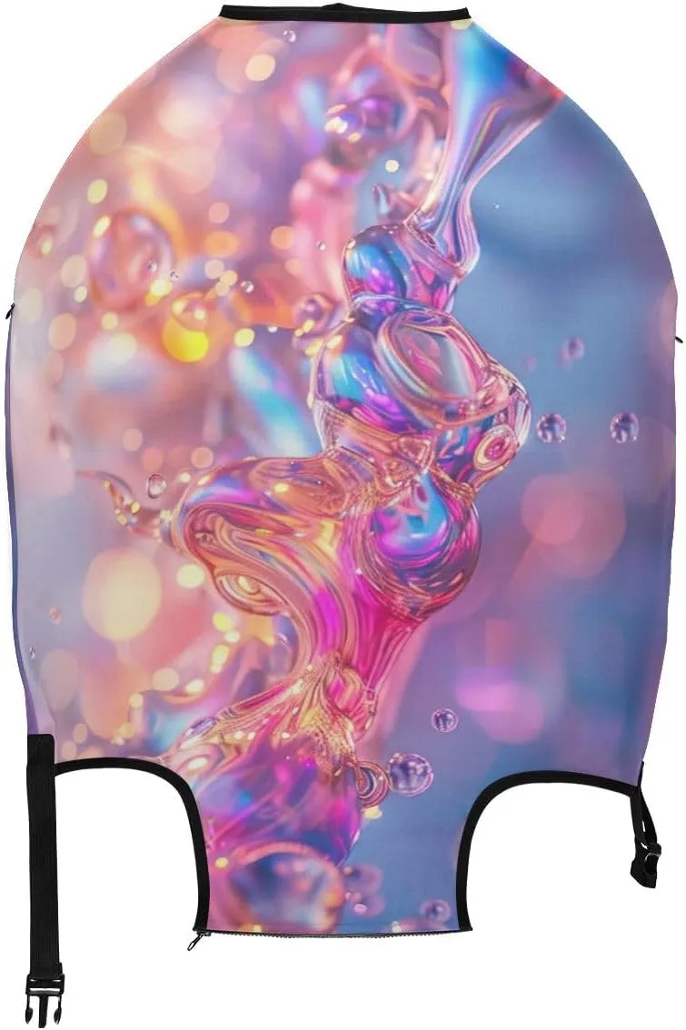 CHIFIGNO Abstract Art Suit Case Covers Suitcase Protector Cover Fits 18-32 Inch Suitcase Travel Accessories XL Fits 29-32 Inch