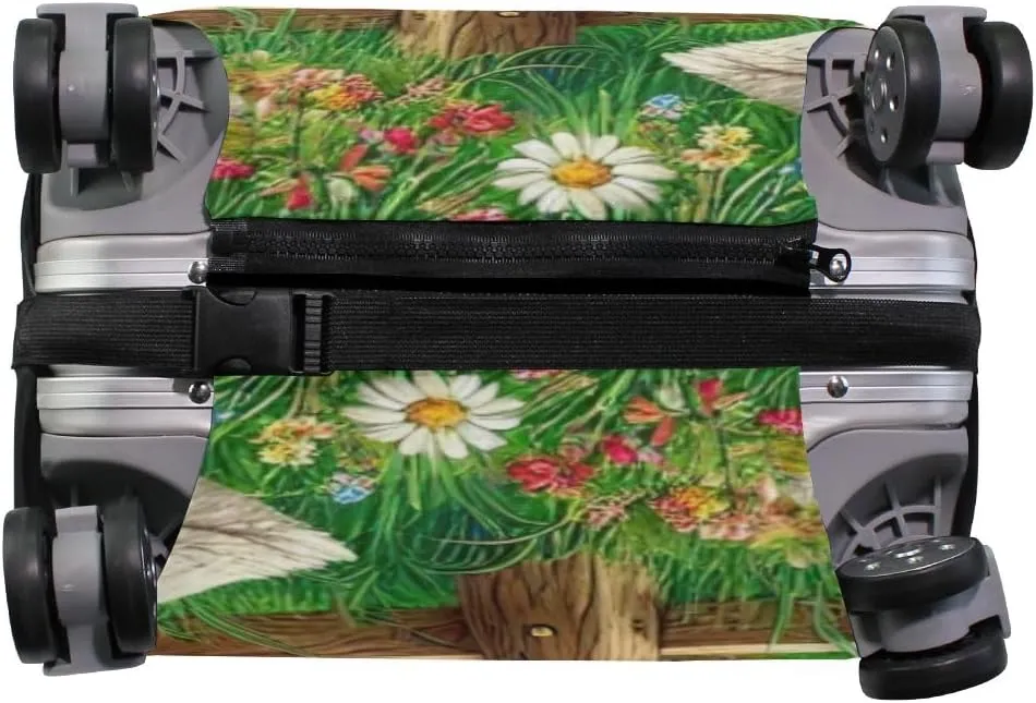 CHIFIGNO Country Farm Life Suitcase Covers Protectors Fit 18-32 Inch Luggage S Fits 18-20 Inch