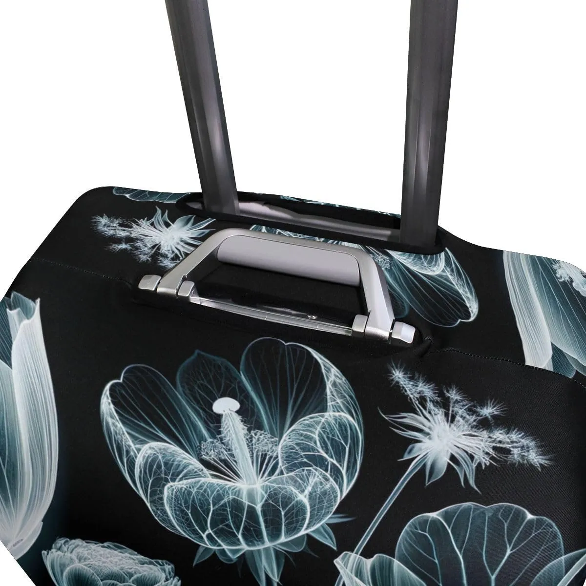 CHIFIGNO Flowers Travel Bag Cover Luggage Protector Covers Fits 18-32 Inch Luggage XL Fits 29-32 Inch
