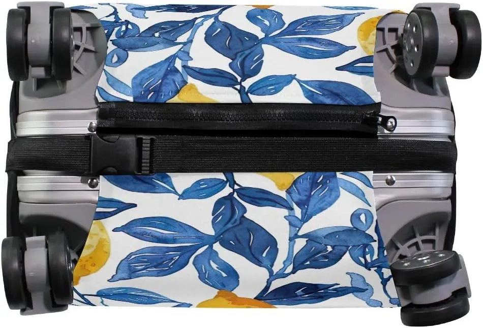 CHIFIGNO Lemon and Branch Cover for Suitcase for Travel Fits 18-32 Inch Luggage S Fits 18-20 Inch