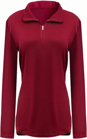 CONTEANER Women's 2 Pack Sleeveless Golf Tennis Polo Shirts Lightweight Quick Dry T-Shirts Zip Up Workout Tank Tops