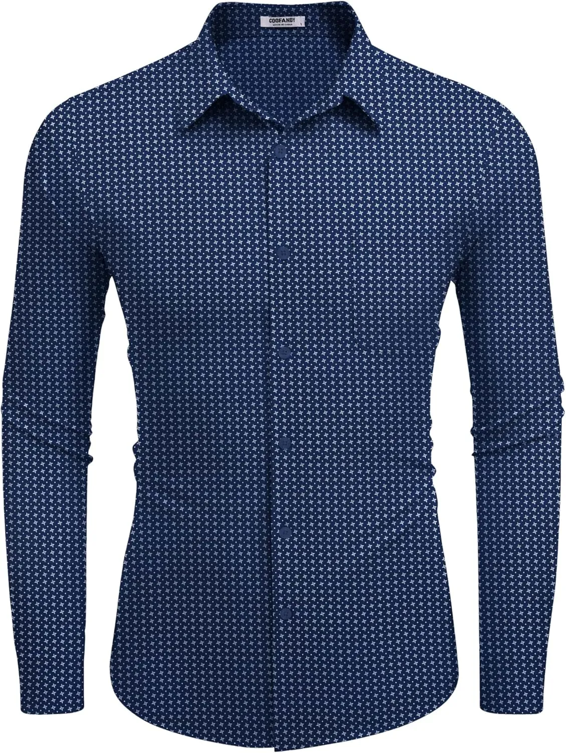 COOFANDY Mens Dress Shirts Wrinkle Free Long Sleeve Button Down Shirts Formal Business Shirt
