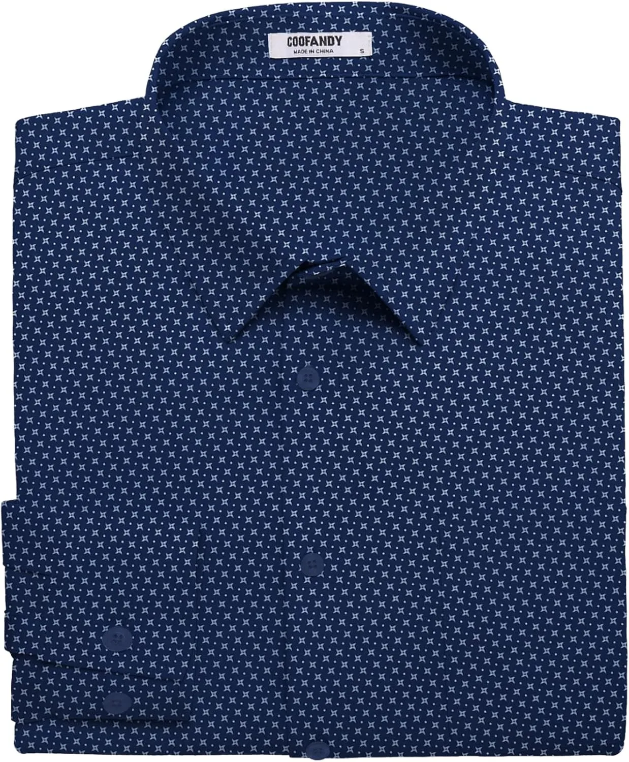 COOFANDY Mens Dress Shirts Wrinkle Free Long Sleeve Button Down Shirts Formal Business Shirt