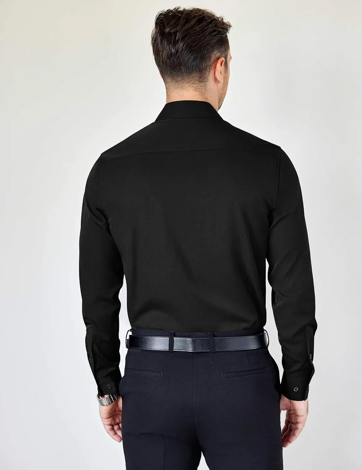 COOFANDY Mens Dress Shirts Wrinkle Free Long Sleeve Button Down Shirts Formal Business Shirt
