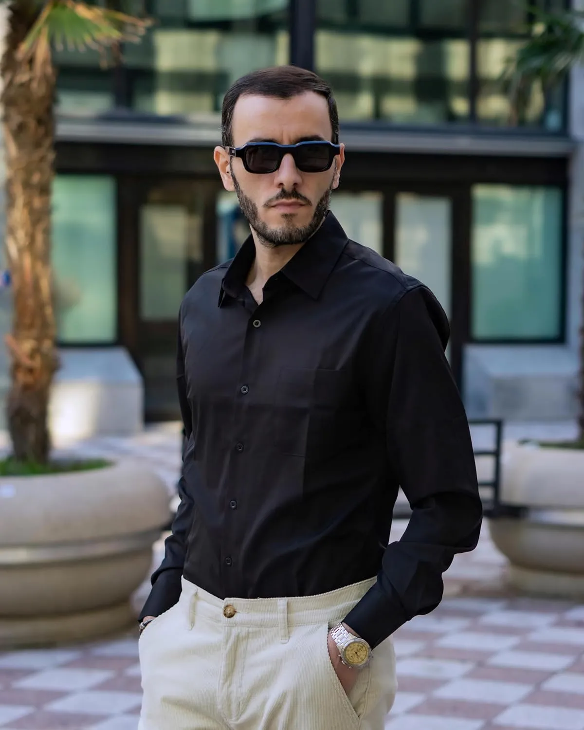 COOFANDY Mens Dress Shirts Wrinkle Free Long Sleeve Button Down Shirts Formal Business Shirt
