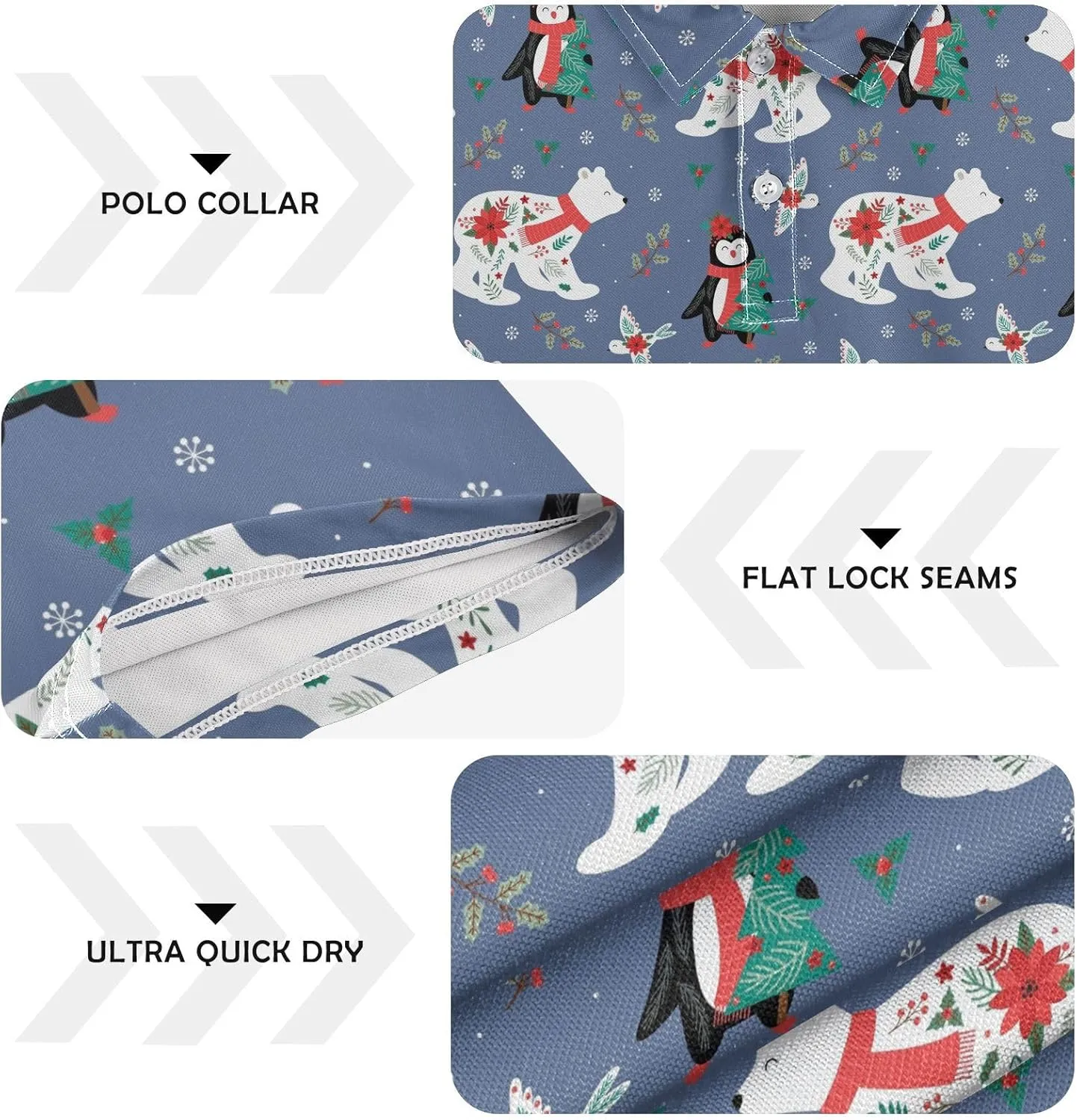 Crane Bird Cloud Men's Polo Shirts Short Sleeve Quick Dry Athletic Outdoor Sports Golf Shirts S-XXL