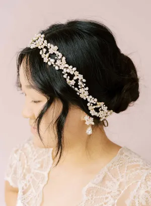 Decadent pearl infinity loops vine - Style #2131