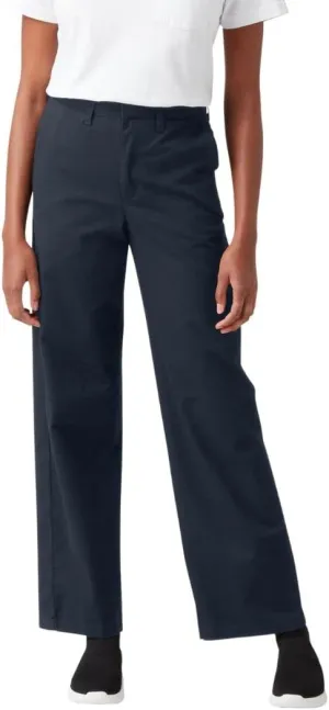Dickies Women's High Rise Wide Leg Twill Pants