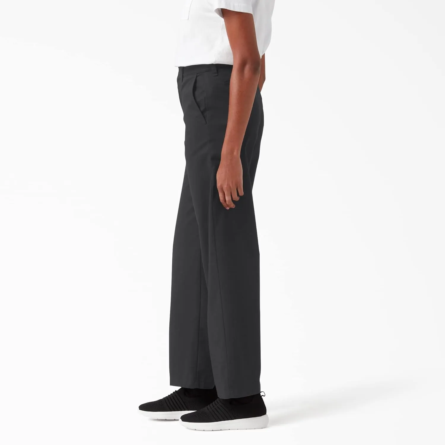 Dickies Women's High Rise Wide Leg Twill Pants