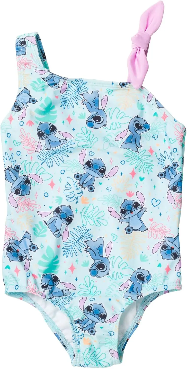 Disney Lilo & Stitch UPF 50  One Piece Bathing Suit Newborn to Big Kid Sizes (9 Months - 14-16)