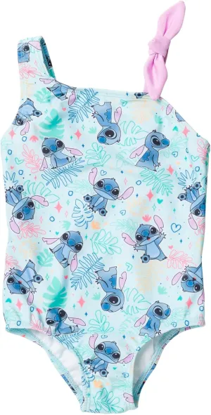 Disney Lilo & Stitch UPF 50  One Piece Bathing Suit Newborn to Big Kid Sizes (9 Months - 14-16)
