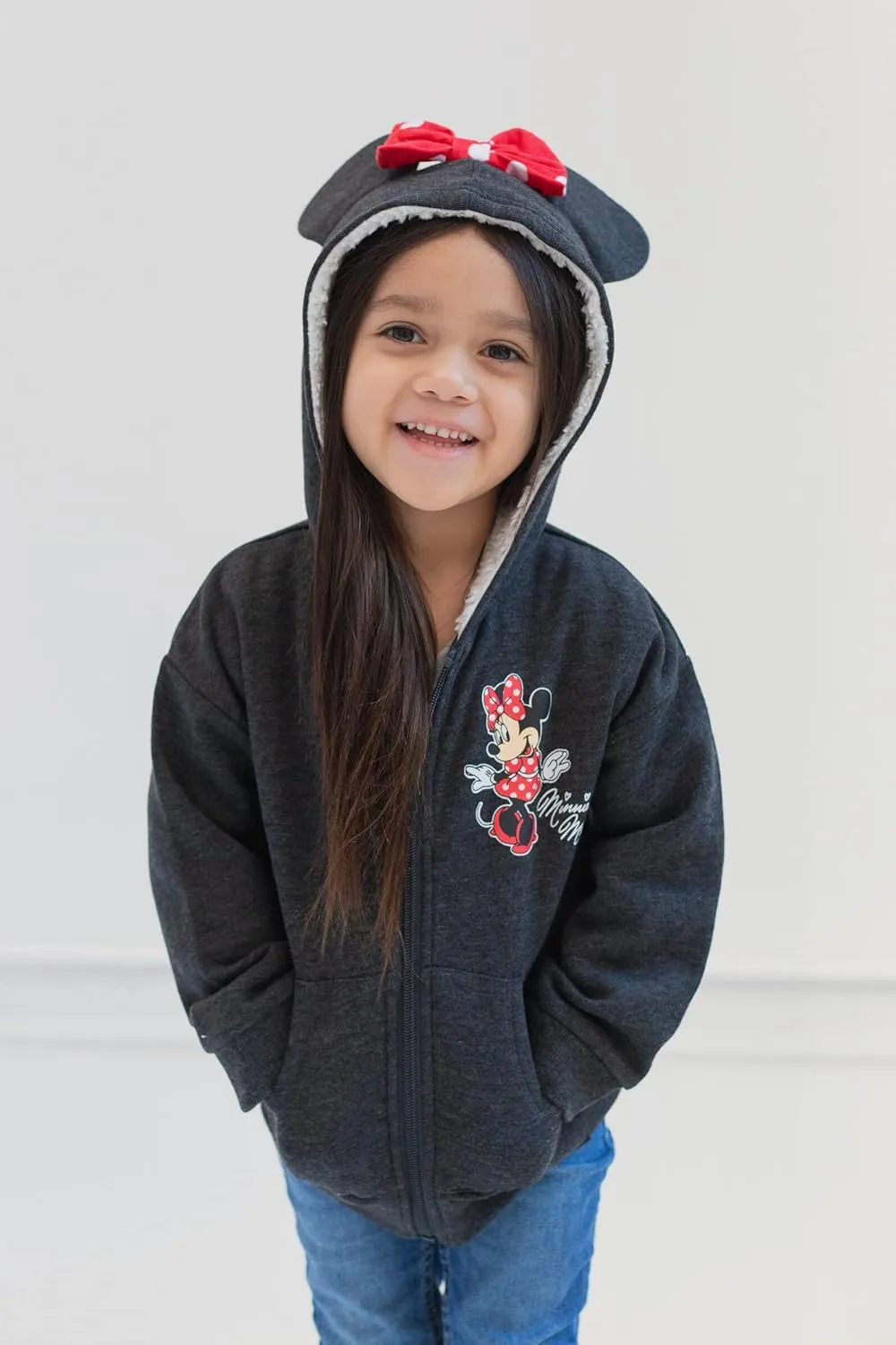 Disney Mickey Mouse Minnie Mouse Lion King Simba Fleece Zip Up Hoodie Newborn to Toddler