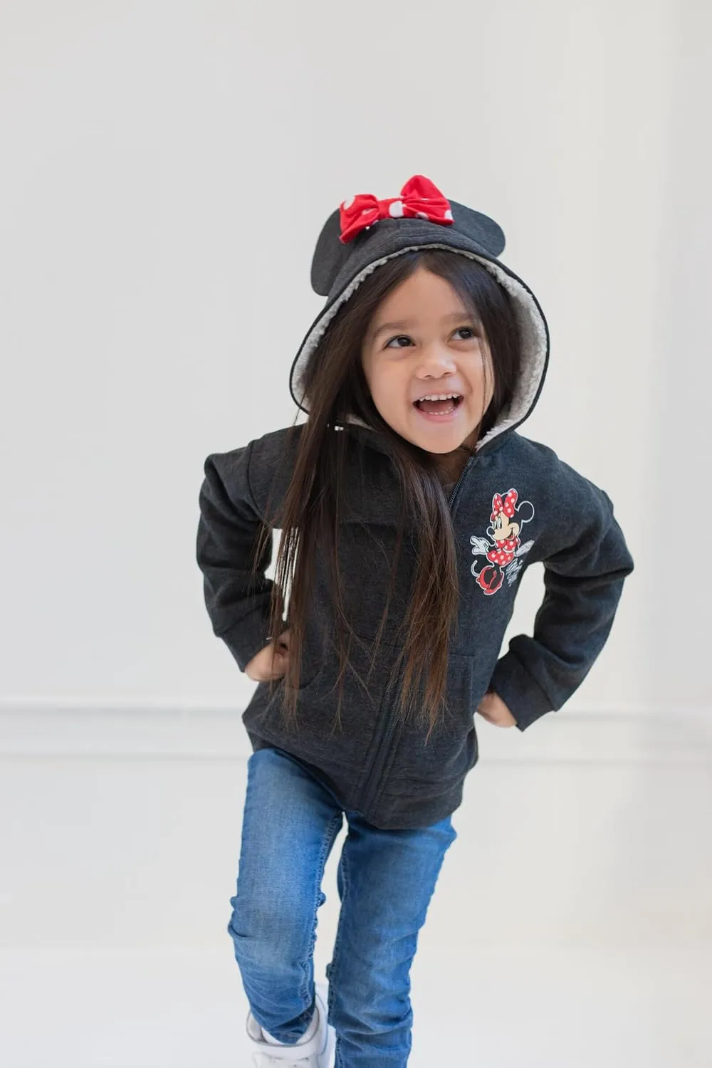 Disney Mickey Mouse Minnie Mouse Lion King Simba Fleece Zip Up Hoodie Newborn to Toddler