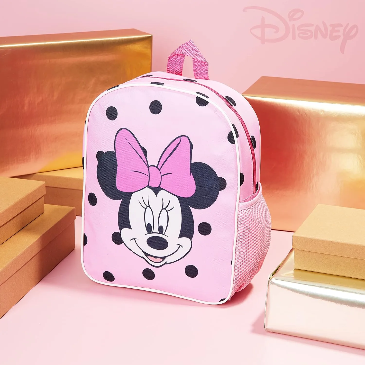Disney Stitch Backpack for Girls Toddlers Preschool Kindergarten Bookbag Stitch Gifts (Pink Minnie)