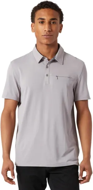 DKNY Mens Polo Shirts - Short Sleeve Quick Dri Fit Golf Polo Shirts for Mens | Performance Men's Polo Shirts with Pocket