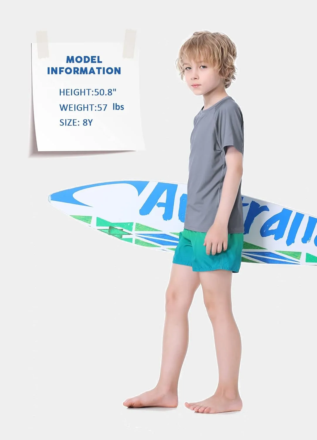 EXARUS Youth Boys Rash Guard Swim Shirts Short Sleeve Sun Shirts Lightweight Quick Dry UPF 50  with Back Zip Pocket
