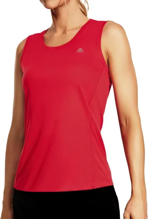 Haimont Women's Workout Tank Tops Mesh Quick Dry Sleeveless Shirts Athletic Shirts for Running Yoga Gym