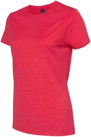 Hanes Perfect-T Crewneck T-Shirt, Lightweight Cotton Short Sleeve Tee for Women