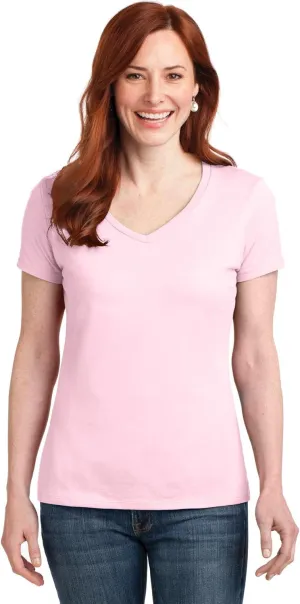 Hanes Women's Cooldri Short Sleeve Performance V-Neck T-Shirt (1 Pack)