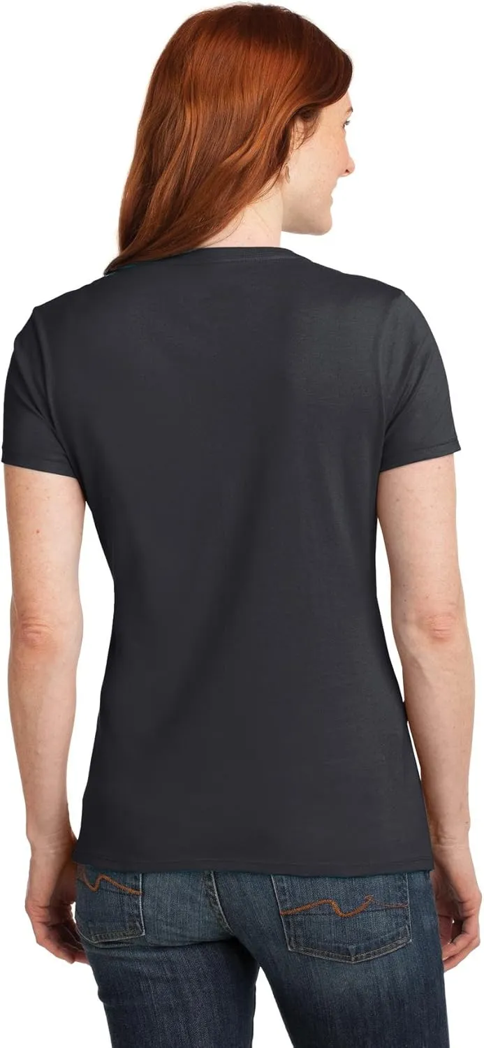Hanes Women's Cooldri Short Sleeve Performance V-Neck T-Shirt (1 Pack)