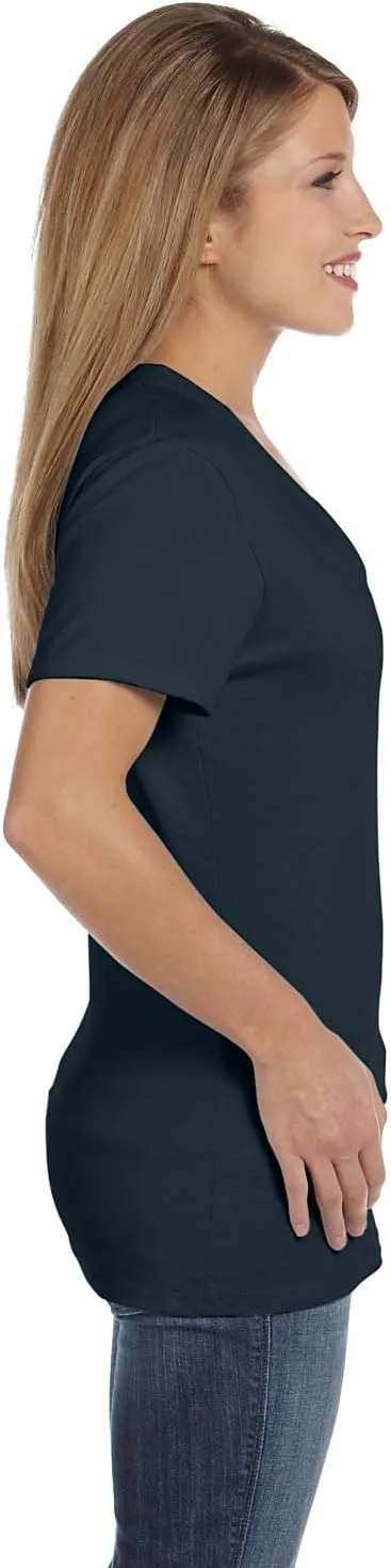 Hanes Women's Cooldri Short Sleeve Performance V-Neck T-Shirt (1 Pack)