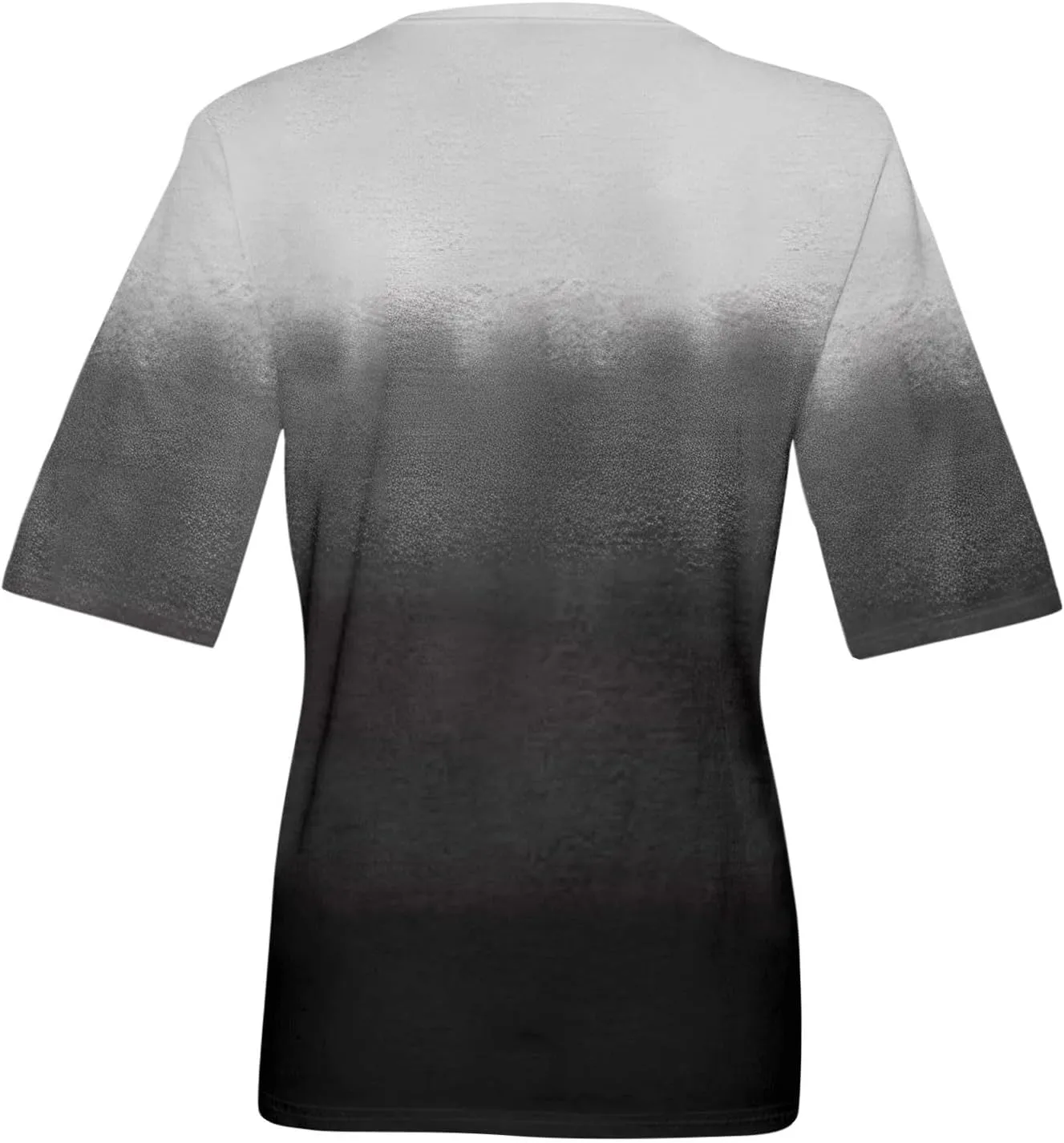 HXHYQKP Elbow Length Tops for Women V Neck T Shirts Casual Half Sleeve Tops Basic Summer Tees