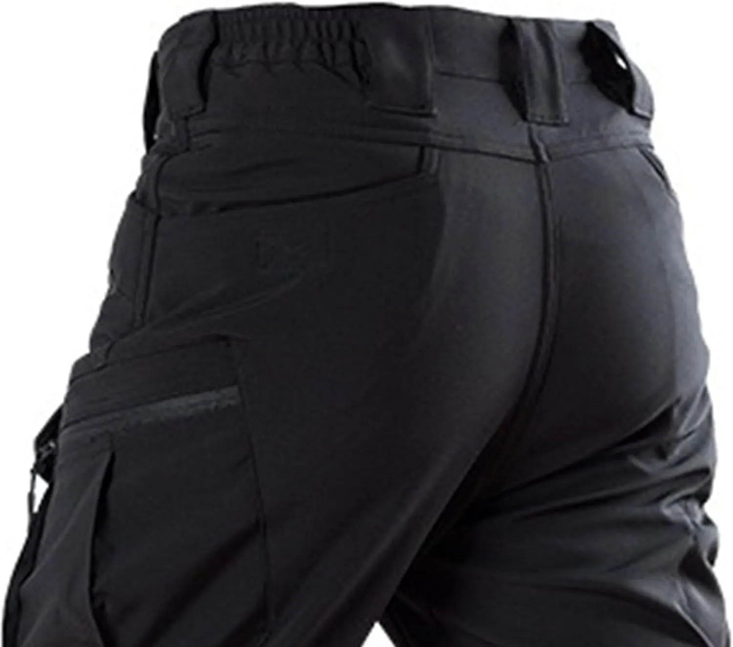JEKE-DG Men's Loose Fit Motorcycle Cargo Pants Casual Waterproofing Solid Pants Fashion Multi-Pocket Outdoor Pants